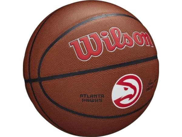 Wilson Wilson Team Alliance Atlanta Hawks Ball WTB3100XBATL Brązowe 7