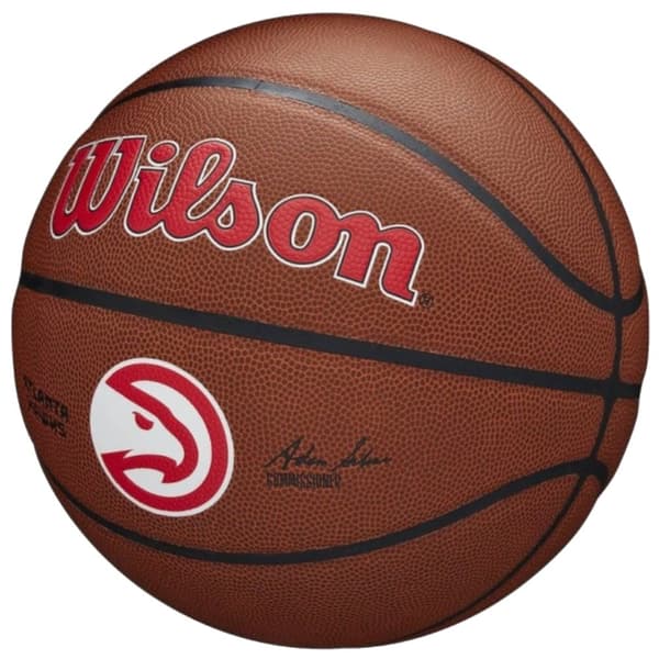 Wilson Team Alliance Atlanta Hawks Ball WTB3100XBATL, Basketboll, Unisex, brun, Storlek: 7