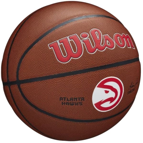 Wilson Team Alliance Atlanta Hawks Ball WTB3100XBATL, Basketboll, Unisex, brun, Storlek: 7