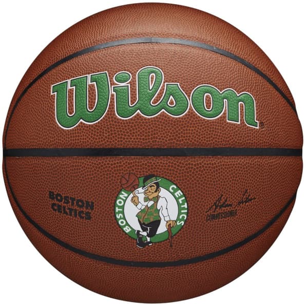 Wilson Team Alliance Boston Celtics Ball WTB3100XBBOS, Basketball, Unisex, brun, Størrelse: 7