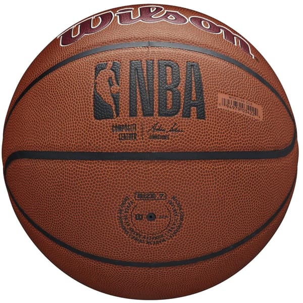 Wilson Team Alliance Cleveland Cavaliers Ball WTB3100XBCLE, Basketball, Unisex, brun, Størrelse: 7