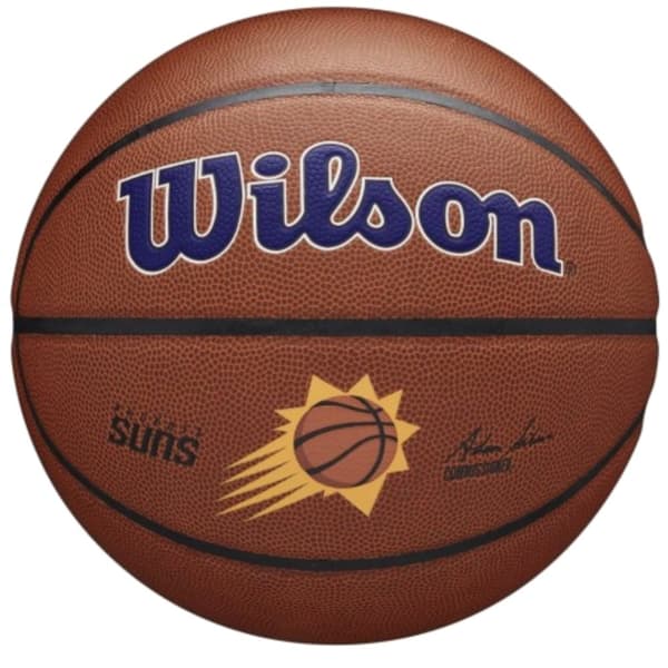 Wilson Team Alliance Phoenix Suns Ball WTB3100XBPHO, Basketball, Unisex, brun, Størrelse: 7