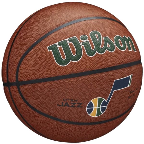 Wilson Team Alliance Utah Jazz Ball WTB3100XBUTA, Basketball, Unisex, brun, Størrelse: 7