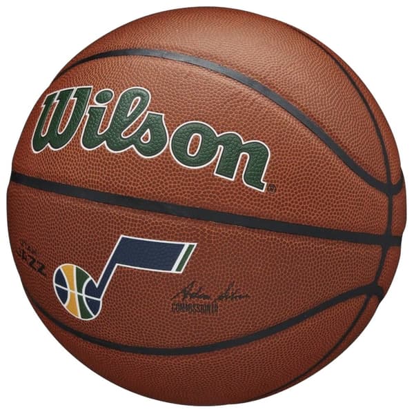 Wilson Team Alliance Utah Jazz Ball WTB3100XBUTA, Basketball, Unisex, brun, Størrelse: 7