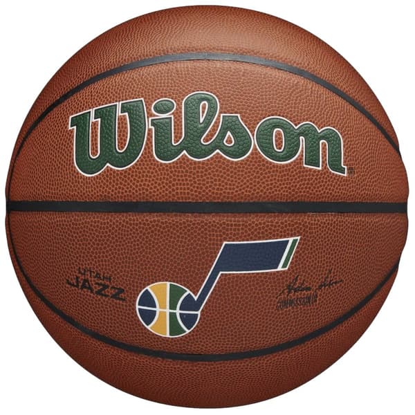 Wilson Team Alliance Utah Jazz Ball WTB3100XBUTA, Basketball, Unisex, brun, Størrelse: 7