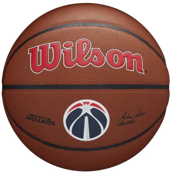 Wilson Team Alliance Washington Wizards Ball WTB3100XBWAS, Basketball, Unisex, brun, Størrelse: 7