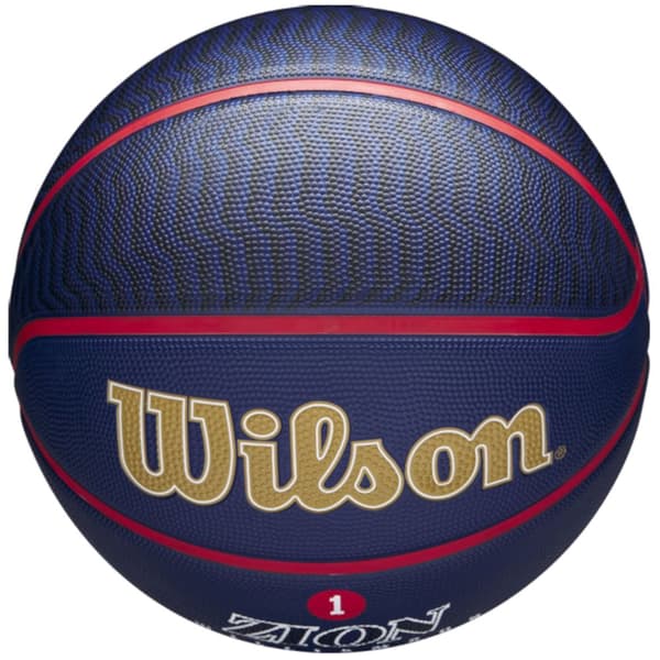 Wilson NBA Player Icon Zion Williamson Outdoor Ball WZ4008601XB7, Basketboll, Unisex, marinblå, Storlek: 7