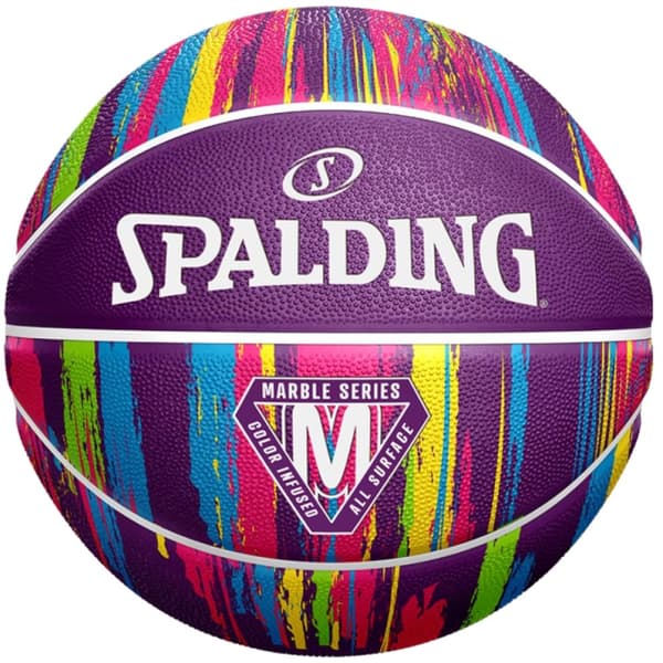 Spalding Marble Ball 84403Z, Basketboll, Unisex, lila, Storlek: 7