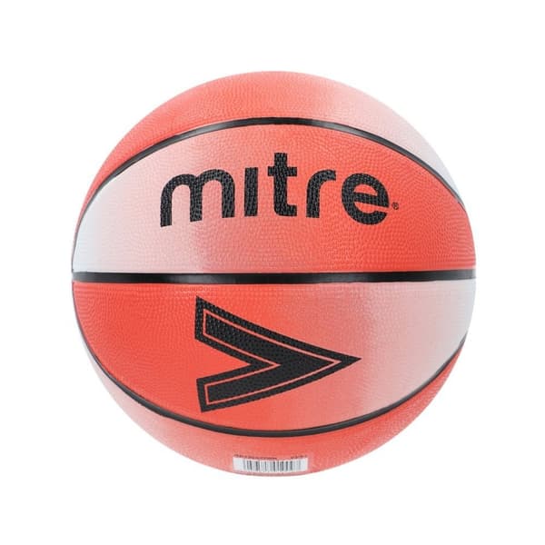Mitre Nylon basketball med sår Orange/Black 6