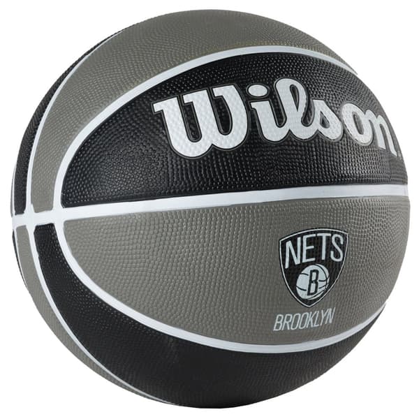 Wilson NBA Team Brooklyn Nets Ball WTB1300XBBRO, Basketboll, Unisex, svart, Storlek: 7