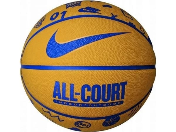 Nike Ball Nike Everyday All Court N.100.4370.721.07, størrelse: gul