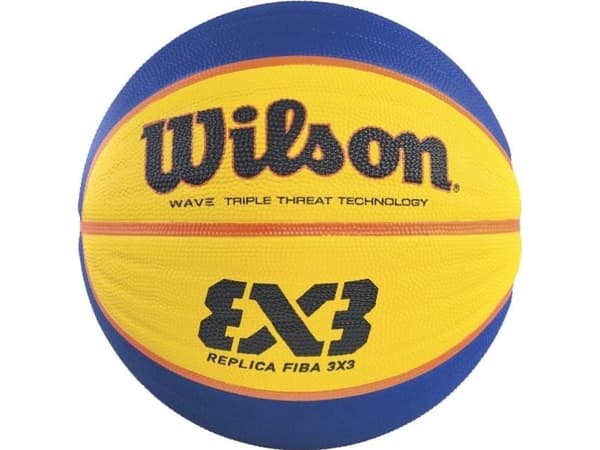 Wilson FIBA 3X3 Replica Basketball Ball WTB1033XB blå-gul (08083)