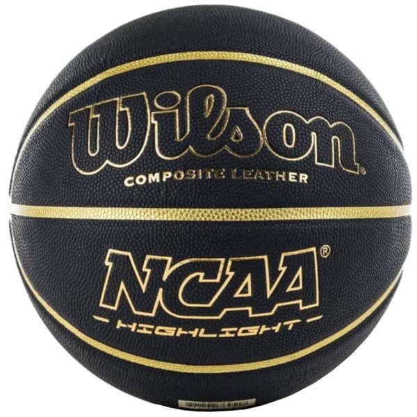 Wilson NCAA Highlight 295 Basketball WTB067519XB, Basketball, Unisex, sort, Størrelse: 7