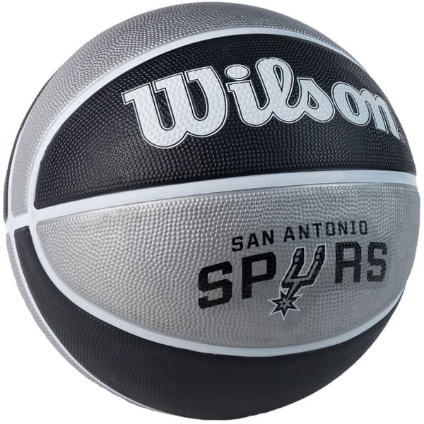 Wilson NBA Team San Antonio Spurs Ball WTB1300XBSAN, Basketball, Unisex, sort, Størrelse: 7