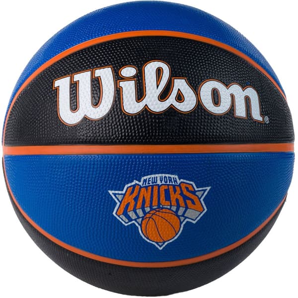 Wilson NBA Team New York Knicks Ball WTB1300XBNYK, Basketball, Unisex, blå, Størrelse: 7