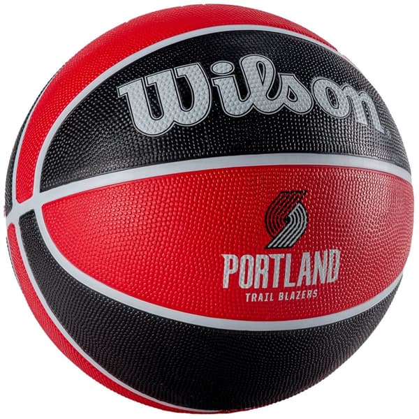 Wilson NBA Team Portland Trail Blazers Ball WTB1300XBPOR, Basketball, Unisex, rød, Størrelse: 7