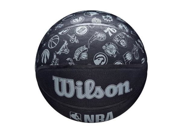 Wilson WTB1300XBNBA, 24,5 cm, Musta, Harmaa, Tekonahka, Sisätila ja ulkotila, Kuvio, 1 kpl