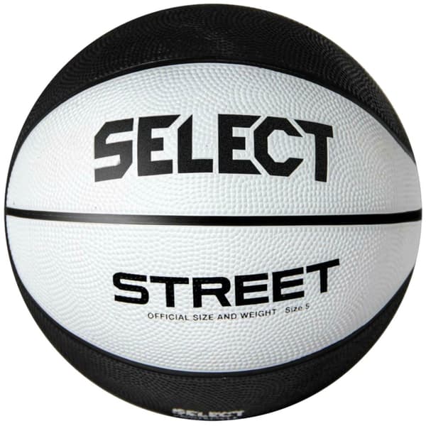 Select Street 2023 Basketball STREET BLK-WHT, Basketball, Unisex, sort, Størrelse: 7
