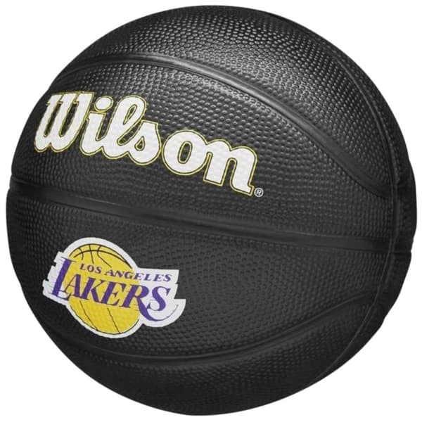 Wilson Team Tribute Los Angeles Lakers Mini Ball WZ4017601XB, Basketball, Unisex, sort, Størrelse: 3