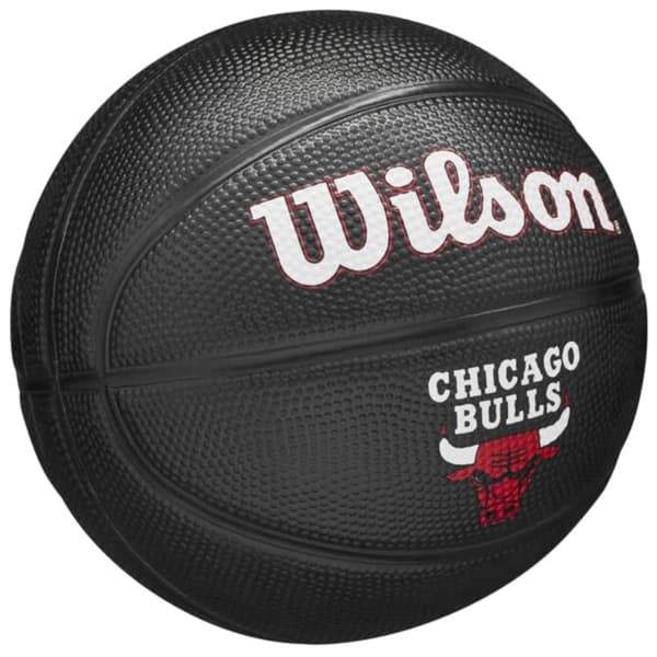 Wilson Team Tribute Chicago Bulls Mini Ball WZ4017602XB, Basketball, Unisex, sort, Størrelse: 3