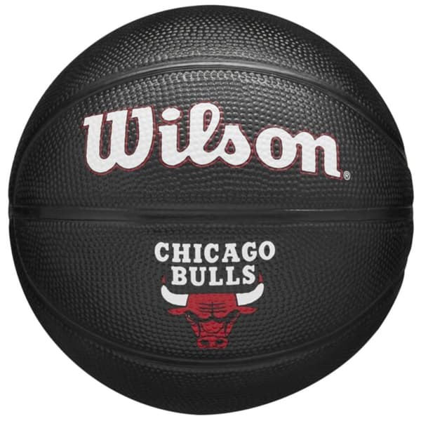Wilson Team Tribute Chicago Bulls Mini Ball WZ4017602XB, Basketball, Unisex, sort, Størrelse: 3