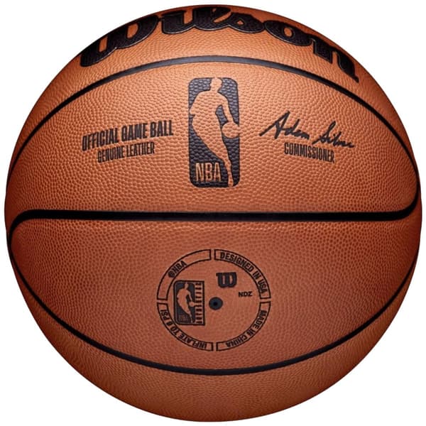Wilson NBA Official Game Ball WTB7500ID, Basketball, Unisex, orange, Størrelse: 7