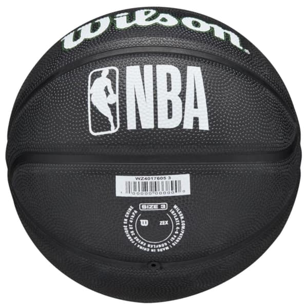 Wilson Team Tribute Boston Celtics Mini Ball WZ4017605XB, Basketball, Unisex, sort, Størrelse: 3