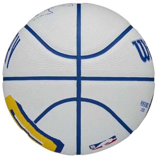 Wilson NBA Player Icon Stephen Curry Mini Ball WZ4007401XB, Basketboll, Unisex, vit, Storlek: 3