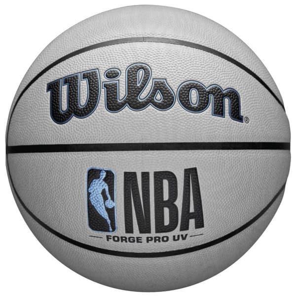 Wilson NBA Forge Pro UV Ball WZ2010801XB, Basketball, Unisex, grå, Størrelse: 7