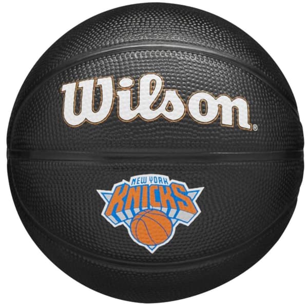 Wilson Team Tribute New York Knicks Mini Ball WZ4017610XB, Basketball, Unisex, sort, Størrelse: 3