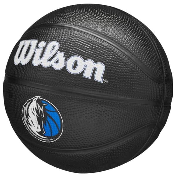 Wilson Team Tribute Dallas Mavericks Mini Ball WZ4017609XB, Basketboll, Unisex, svart, Storlek: 3