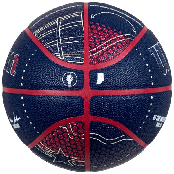 Wilson NBA All-Star 2024 Indianapolis Collector Ball WZ2015601XB, Basketboll, Unisex, marinblå, Storlek: 7