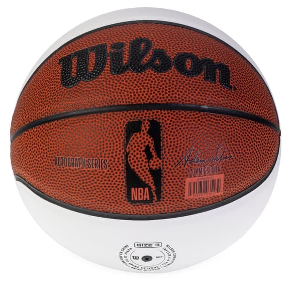 Wilson Autograph Mini Ball WTB3405XB, Basketboll, Unisex, vit, Storlek: 3
