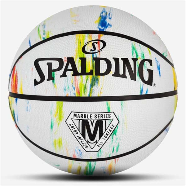 Spalding Basketboll Marble Series Rainbow Vit 7