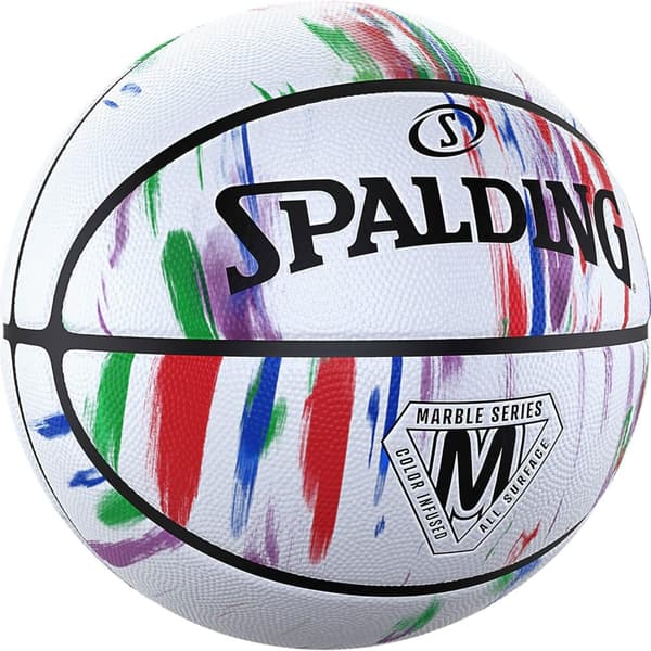 Spalding Marble basket vit storlek 7