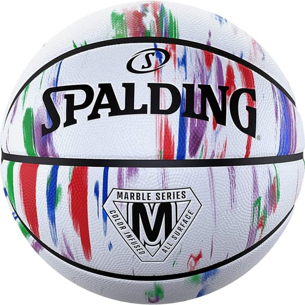 Spalding Marble basket vit storlek 7