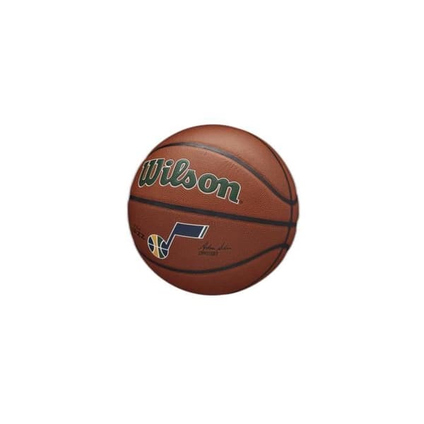 Basketboll - Wilson - Utah Jazz - Storlek 7 - Brun/Grön - Pure Feel Täckning