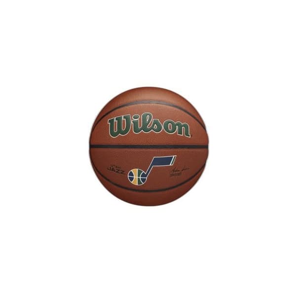 Basketboll - Wilson - Utah Jazz - Storlek 7 - Brun/Grön - Pure Feel Täckning