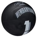 Miniatyrbild 3 av 4: Wilson NBA Player Icon Victor Wembanyama Mini Ball WZ3017701XB, Basketboll, Unisex, svart, Storlek: 3