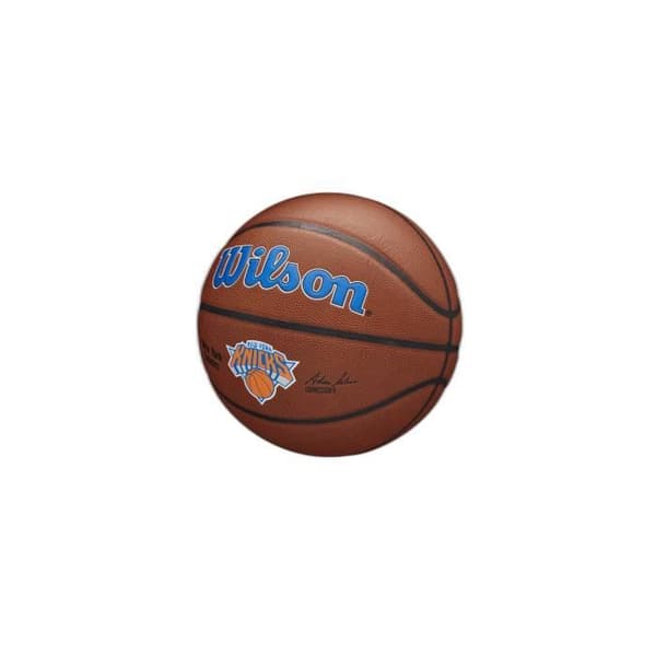 New York Knicks NBA Team Alliance Ball - Brun/Blå - Storlek 7