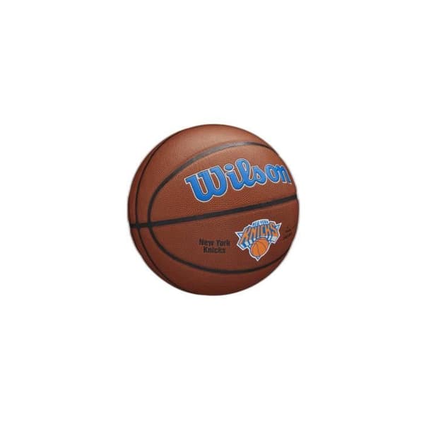 New York Knicks NBA Team Alliance Ball - Brun/Blå - Storlek 7
