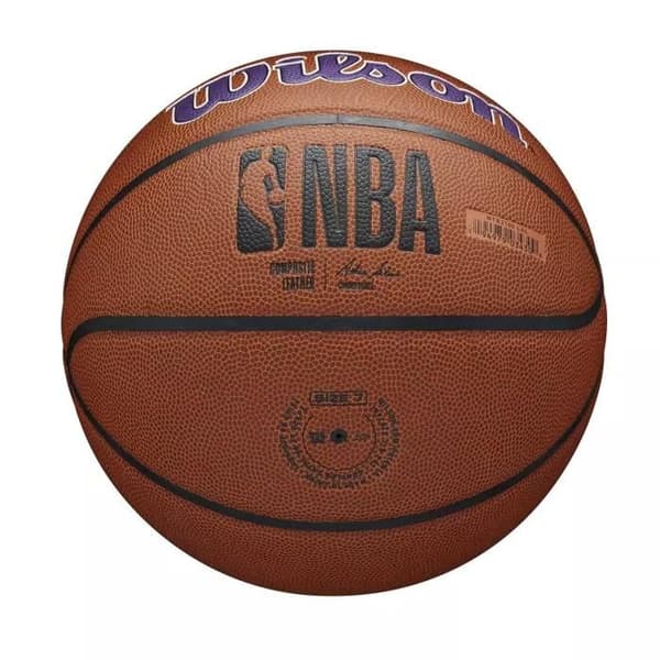 NBA Los Angeles Lakers Wilson Team Alliance Outdoor Basketball - Kompositläder - Svart - T7