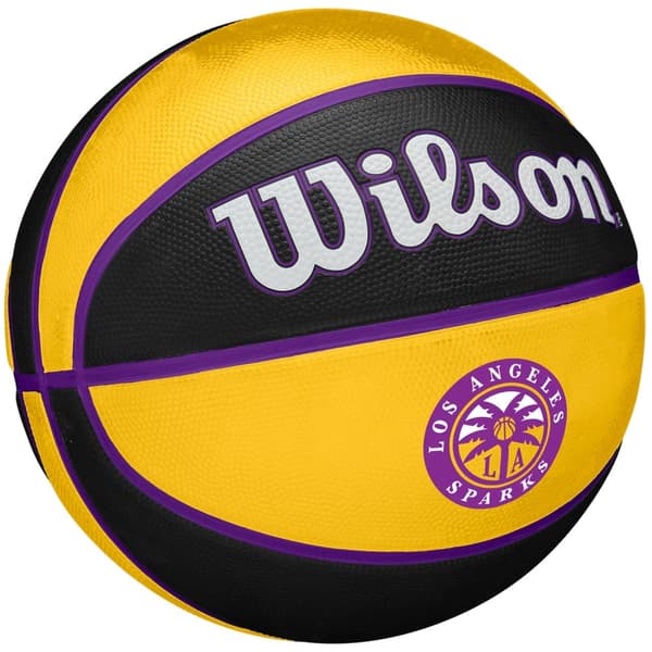 Wilson WNBA Team Tribute Los Angeles Sparks Ball WTB4600XBLAS, Basketball, Unisex, sort, Størrelse: 6