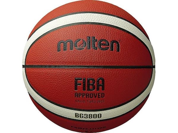 Molten B7G3800, Brun, Lær, Inne & Ute, Mønster, FIBA, Laminert