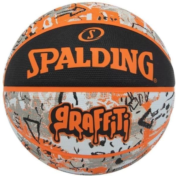 Basketboll - Spalding - Orange Graffiti Gummi - Storlek 7 - Färg Orange - Unisex