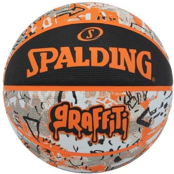 Basketboll - Spalding - Orange Graffiti Gummi - Storlek 7 - Färg Orange - Unisex