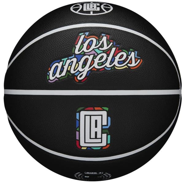 Basketboll, Unisex, Svart, Wilson NBA Team City Collector Los Angeles Clippers Boll WZ4016413ID