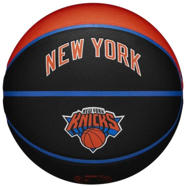 Basketboll, Unisex, Svart, Wilson NBA Team City Collector New York Knicks Boll WZ4016420ID
