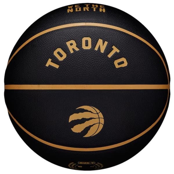 Basketboll, Unisex, Svart, Wilson NBA Team City Collector Toronto Raptors Boll WZ4016428ID
