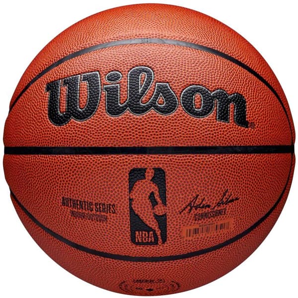Basketboll - Unisex - Orange - Wilson NBA Authentic Series Inomhus-Ute boll WZ2016501XB